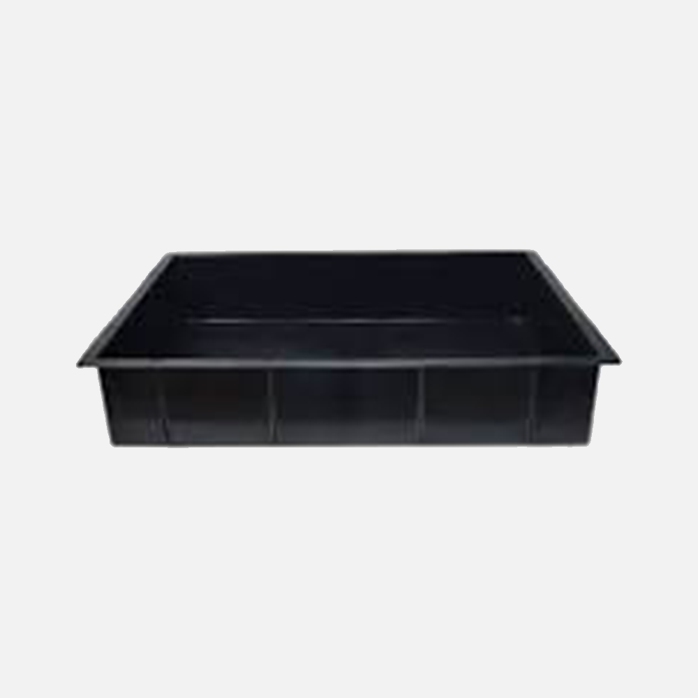 NEF Tub Solid 23L black compact hydroponic reservoir and mixing tub Australia
