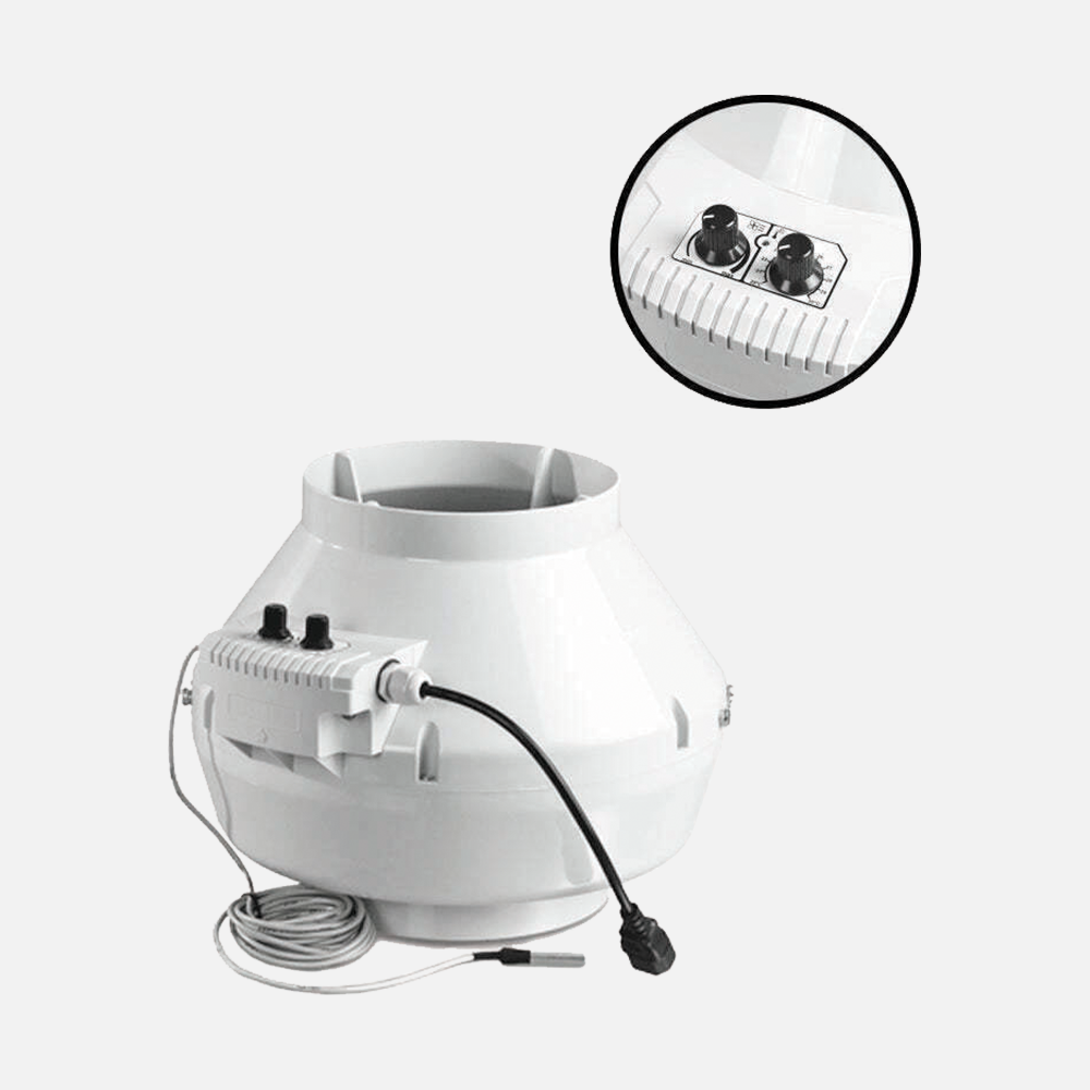 Blauberg Blauberg Centro G Centrifugal Fan | Thermostat Controlled High-Pressure Ventilation for Grow Rooms Inline Ventilation Fan Australia grow room ventilation inline fan airflow climate control hydroponics
