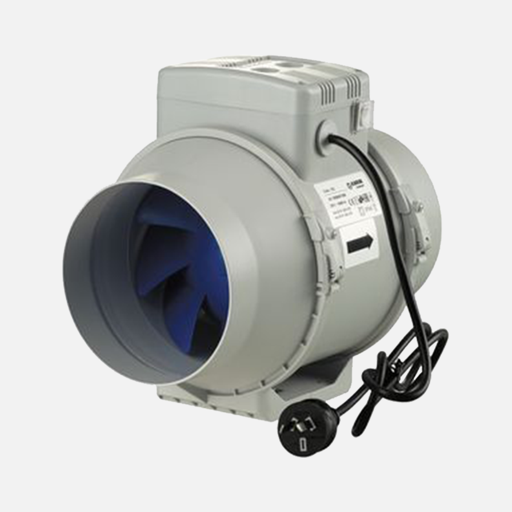 Blauberg Blauberg Turbo Mixed Flow Fan | 2-Speed High-Efficiency Inline Ventilation for Grow Rooms Inline Ventilation Fan Australia grow room ventilation inline fan airflow climate control hydroponics
