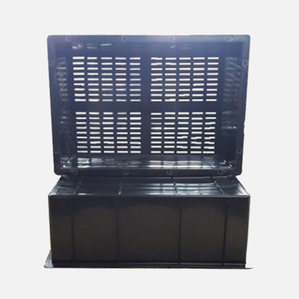 NEF NEF Tub Grated 45L Black | Hydroponic Drainage & Root Zone Aeration Insert Hydroponic Systems & Pots Australia hydroponic grow equipment indoor gardening system