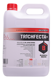 BiOMEGA TRiCH Part B bloom nutrient bottle label bioponic system Australia