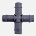 Generic Hydroponics Hydroponic Cross Pipe Fittings | 4mm–25mm Irrigation Cross Connectors Australia Hydroponic Irrigation Fittings Australia hydroponic grow equipment indoor gardening system