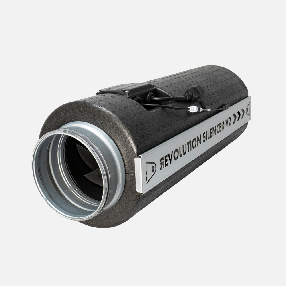 Systemair Revolution EC Inline Fan. Silent, High-Efficiency Ventilation (Systemair Engineered) Inline Ventilation Fan Australia grow room ventilation inline fan airflow climate control hydroponics