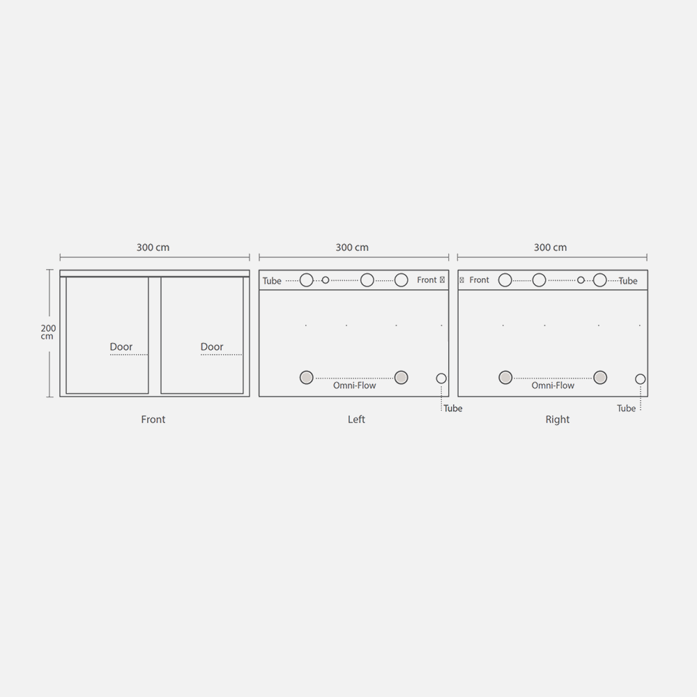 HOMEbox HOMEbox Homelab 290 Grow Tent 300x300x200cm | Large Indoor Grow Tent Australia 9m² High Yield Grow Tents Australia