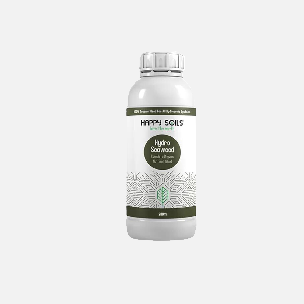 Apex Grow Happy Soils Hydro Seaweed | Organic Hydroponic Nutrient & Seaweed Plant Booster Plant Additives Australia plant nutrient solution hydroponic feeding system high yield growth nutrients