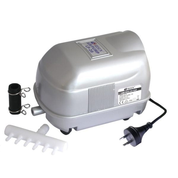RESUN RESUN 6 Outlet Air Pump 1320 L/HR | Hydroponic DWC Aeration Pump Australia Hydroponic Equipment Australia hydroponic water pump nutrient circulation system grow system irrigation