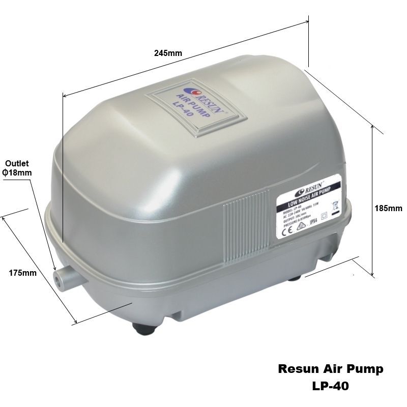 reflective resun 12 outlet air pump 3000lph hydroponic dwc RESUN 12 Outlet Air Pump 3000 L/HR | Hydroponic DWC Aeration Pump Australia RESUN commercial cultivation equipment for reflective grow tent setups image 1