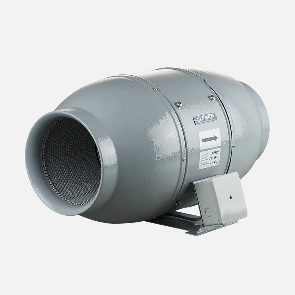 Blauberg Blauberg ISO MIX Inline Fan | 2-Speed Silenced Mixed Flow Ventilation (150mm / 200mm / 250mm / 315mm) Hydroponic Inline Ventilation Fan Australia grow room ventilation inline fan airflow climate control hydroponics
