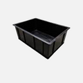 Tub Reservoir 65L black mid-size hydroponic nutrient tank Australia
