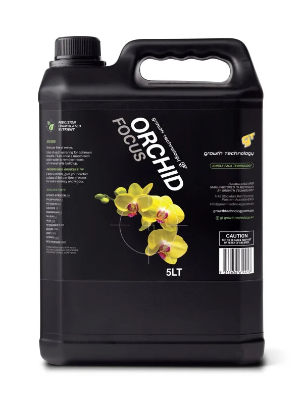 GT Orchid Focus urea-free specialist orchid fertiliser concentrate Australia