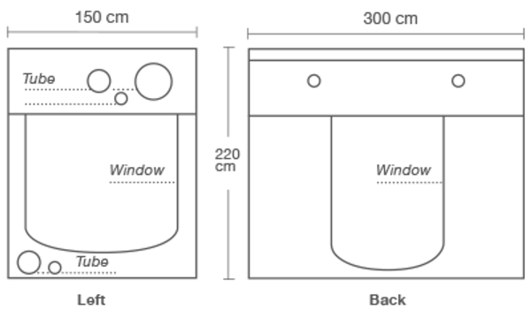HOMEbox HOMEbox Ambient R300+ Grow Tent 300x150x220cm | Large High-Yield Indoor Grow Room Grow Tents Australia