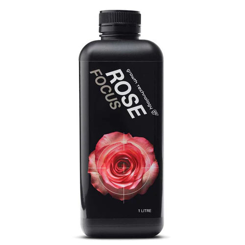 Growth Technology GT Rose Focus liquid fertiliser for roses and flowering shrubs Australia