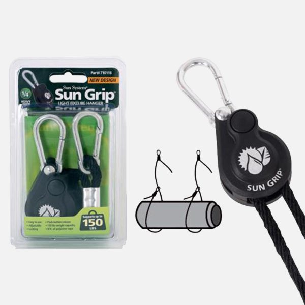 Sungrip Sungrip Hangers | Adjustable Heavy-Duty Grow Light Suspension System Environmental Australia LED grow light system full spectrum lighting indoor plant lighting