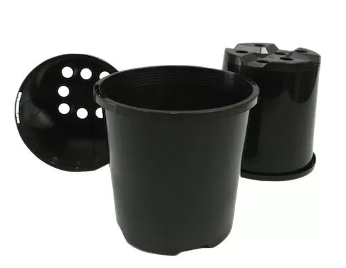 Apex Grow Slimline Flower Pot 100mm Black | Hydroponic Seedling & Propagation Pot Propagation Supplies & Lighting Australia LED grow light system full spectrum lighting indoor plant lighting