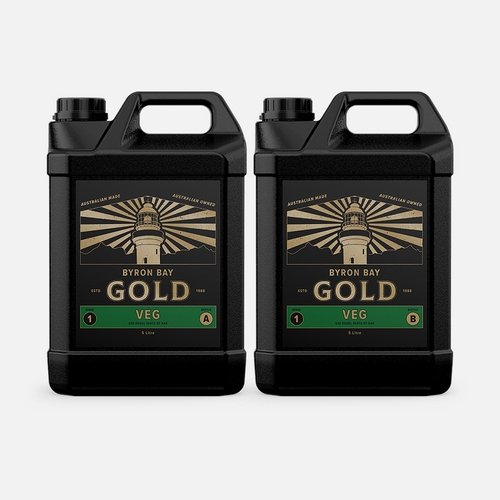 Byron Bay Gold Byron Bay Fruit Grow A+B | 2-Part Vegetative Hydroponic Nutrient Australia Hydroponic Nutrients Australia plant nutrient solution hydroponic feeding system high yield growth nutrients