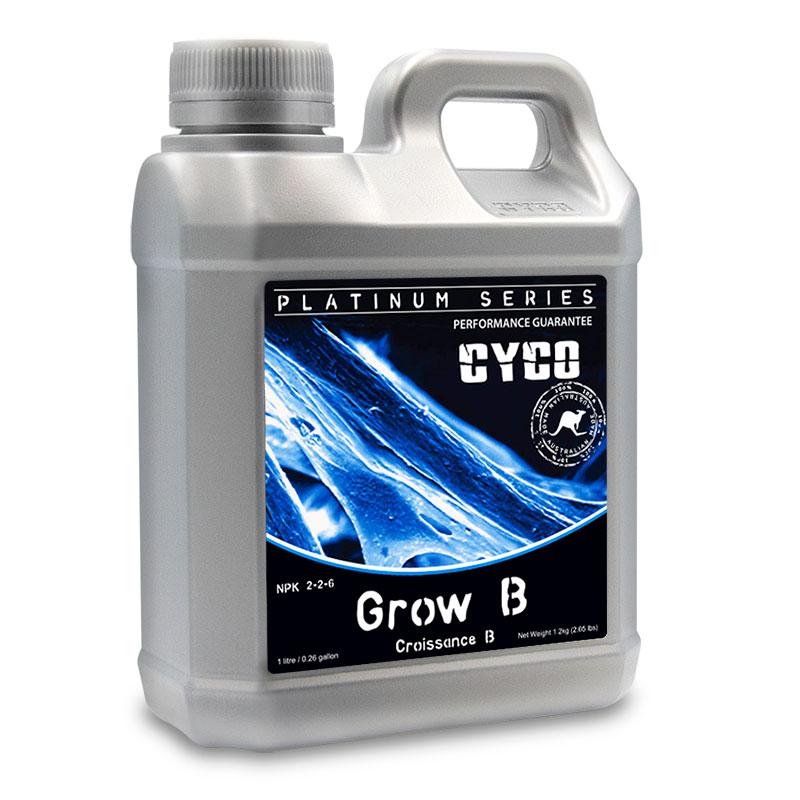 CYCO Grow B 1L bottle, Part B supplied with Part A in every Grow A and B twin pack