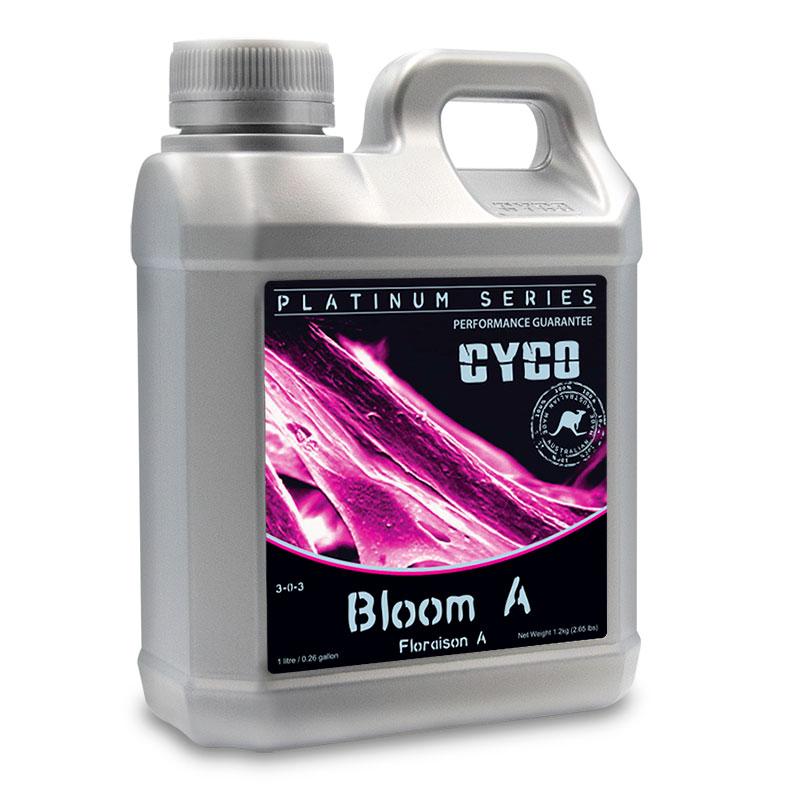 CYCO Bloom A 1L bottle, Part A of the Platinum Series two-part flowering nutrient