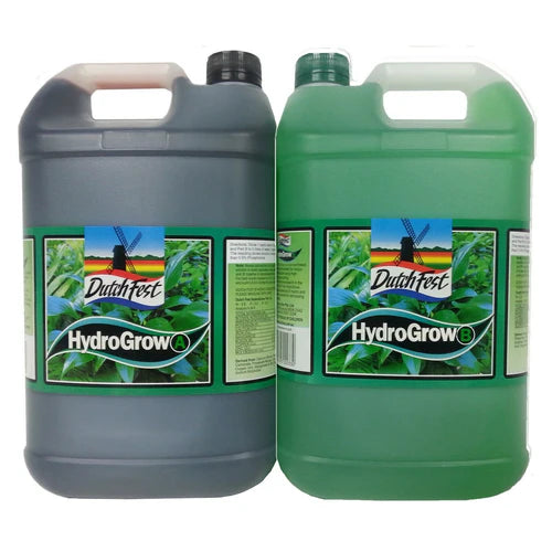 Dutchfest Grow A+B nutrient bottles vegetative growth formula Australia