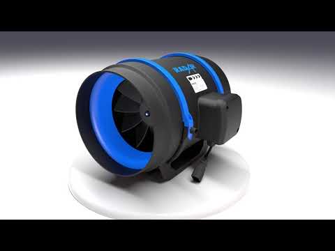 reflective air mixed flow inline fan 100 250mm hydroponic Air Mixed Flow Fan | Hydroponic Inline Ventilation Fan 100mm–250mm Australia Air LED grow room equipment for climate controlled grow tents image 3