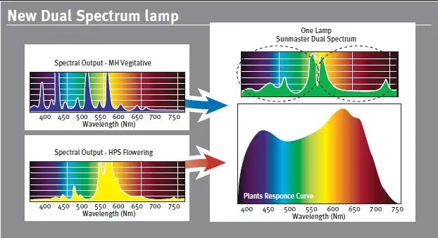 Sunmaster Sunmaster HPS Grow Lamp | Flowering Light Bulb AU HPS Grow Lights Australia