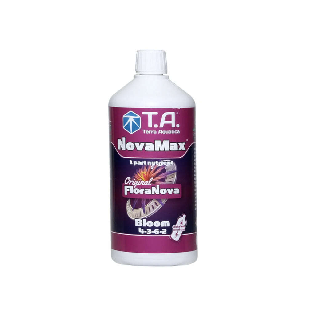 Terra Aquatica Terra Aquatica NovaMax Bloom 1-Part Flowering Hydroponic Nutrient (NPK 4-8-7) Hydroponic Nutrients Australia plant nutrient solution hydroponic feeding system high yield growth nutrients